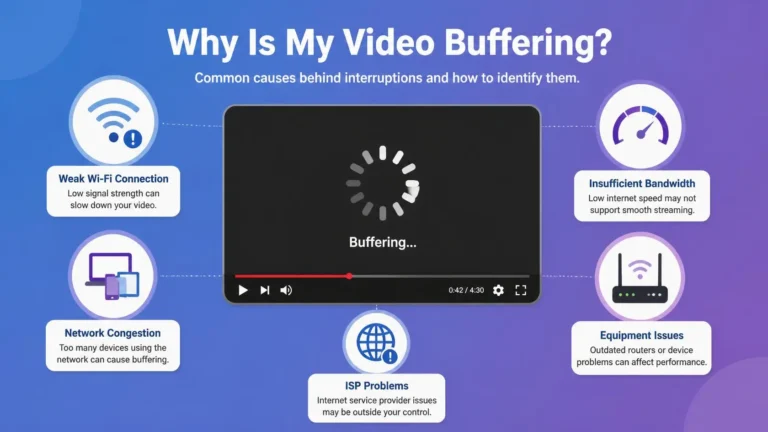Why does streaming keep buffering on a smart TV